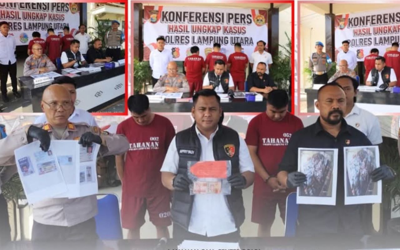 Konpers kasus pemerasan pedagang sembako