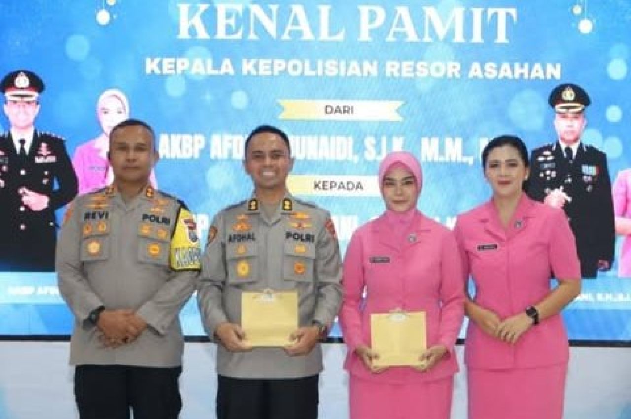 Sertijab dan pisah sambut Kapolres Asahan