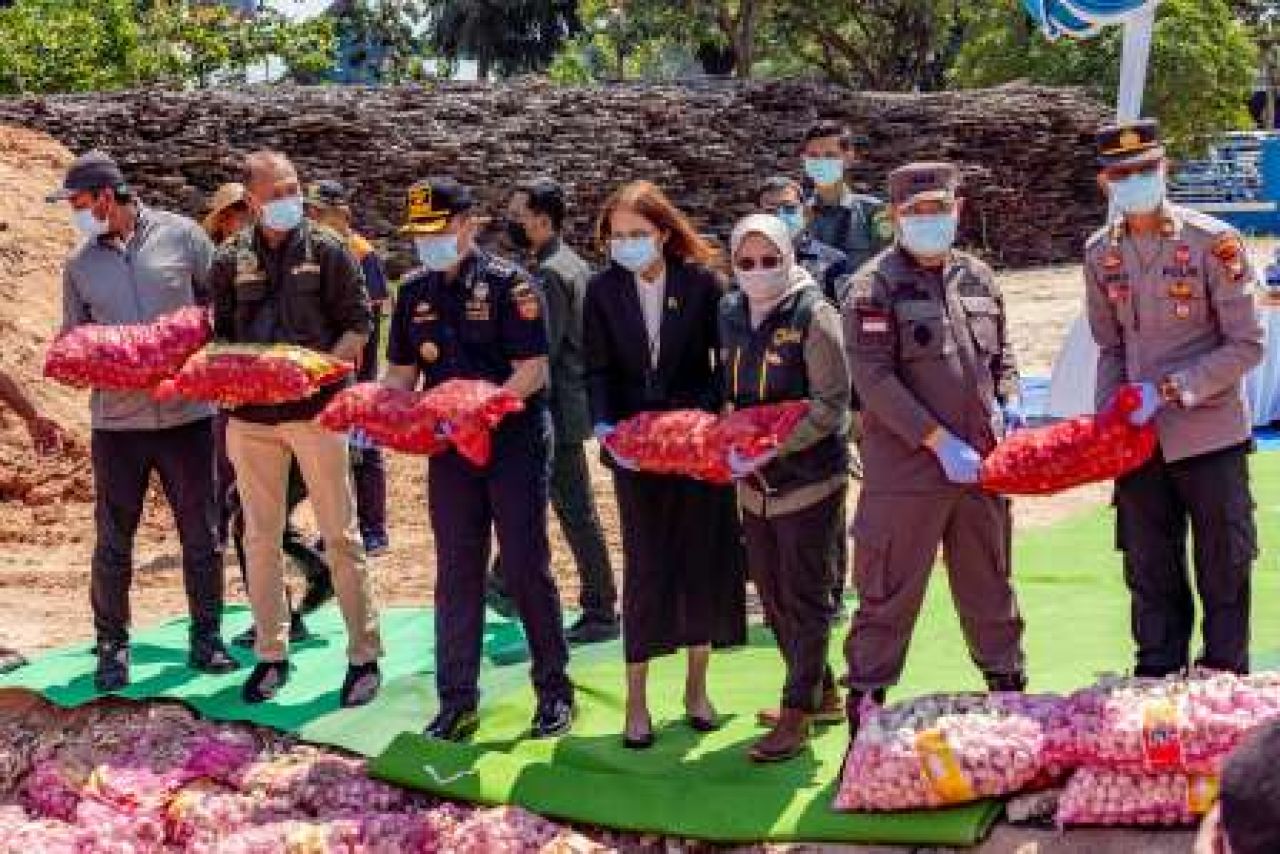 Pemusnahan komoditas ilegal