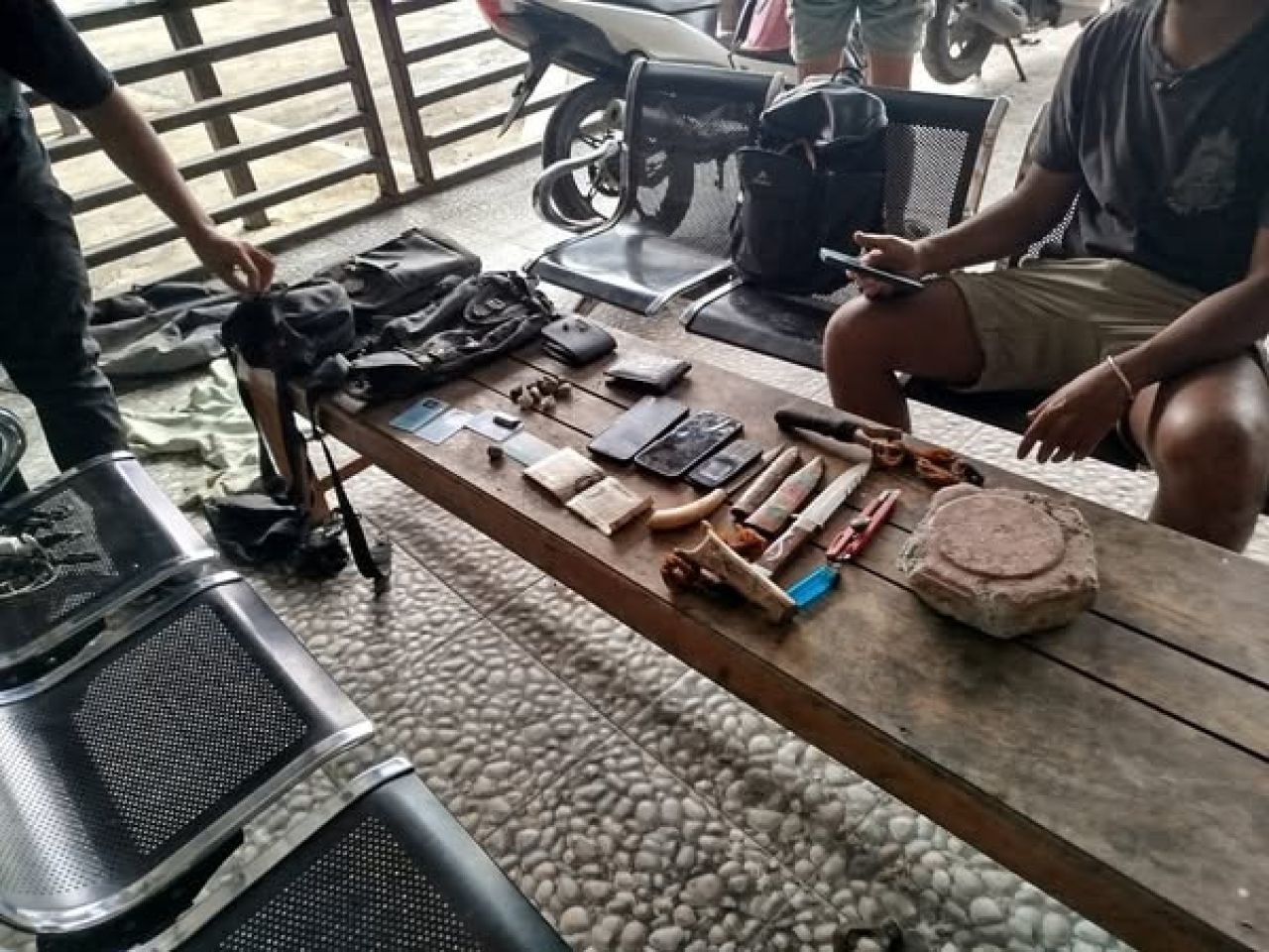 7 pelaku yang diamankan Polres Nabire