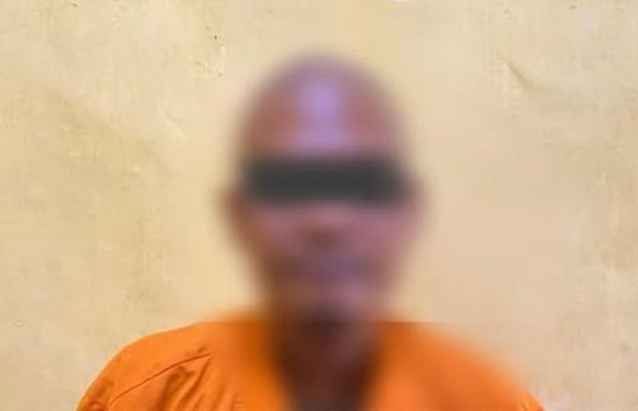 Pria yang diamankan berinisial MN