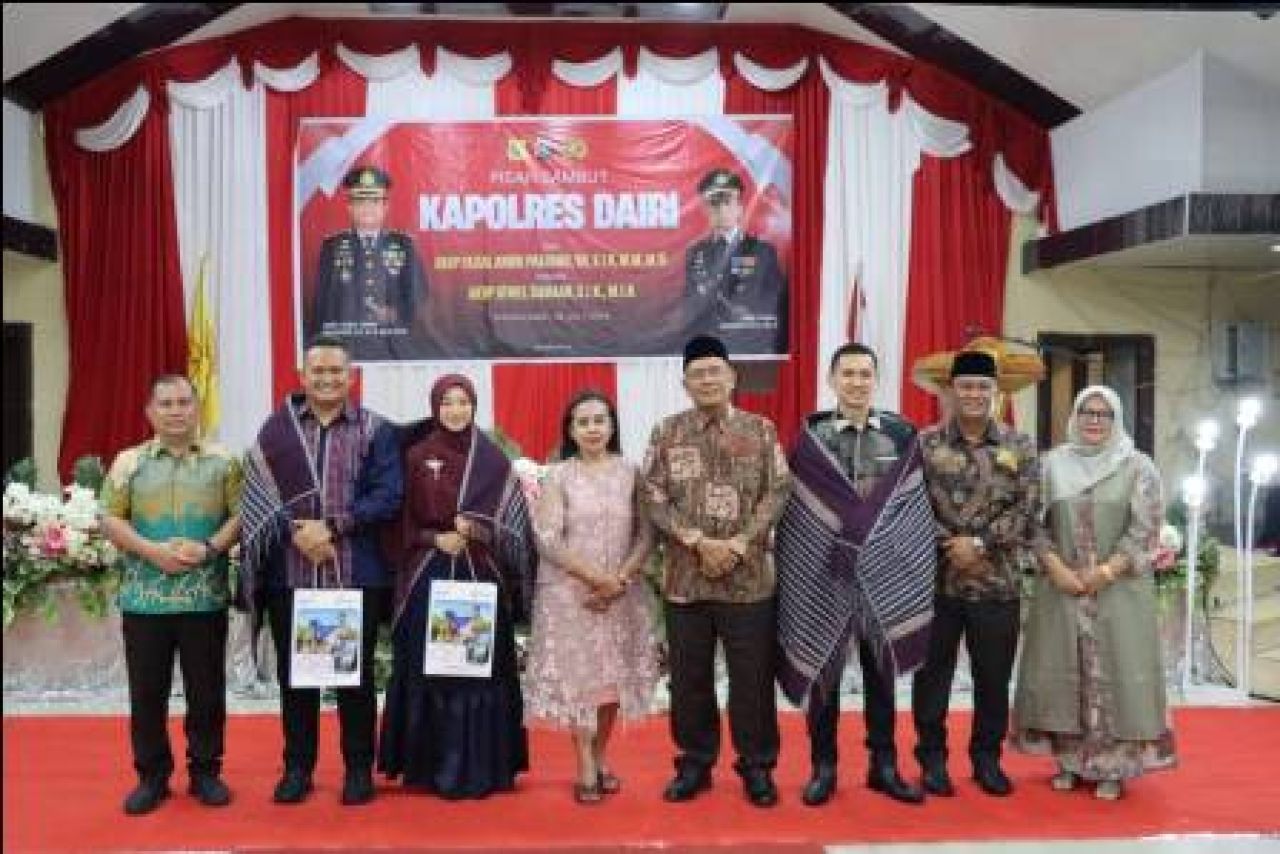 Acara pisah sambut Kapolres Dairi
