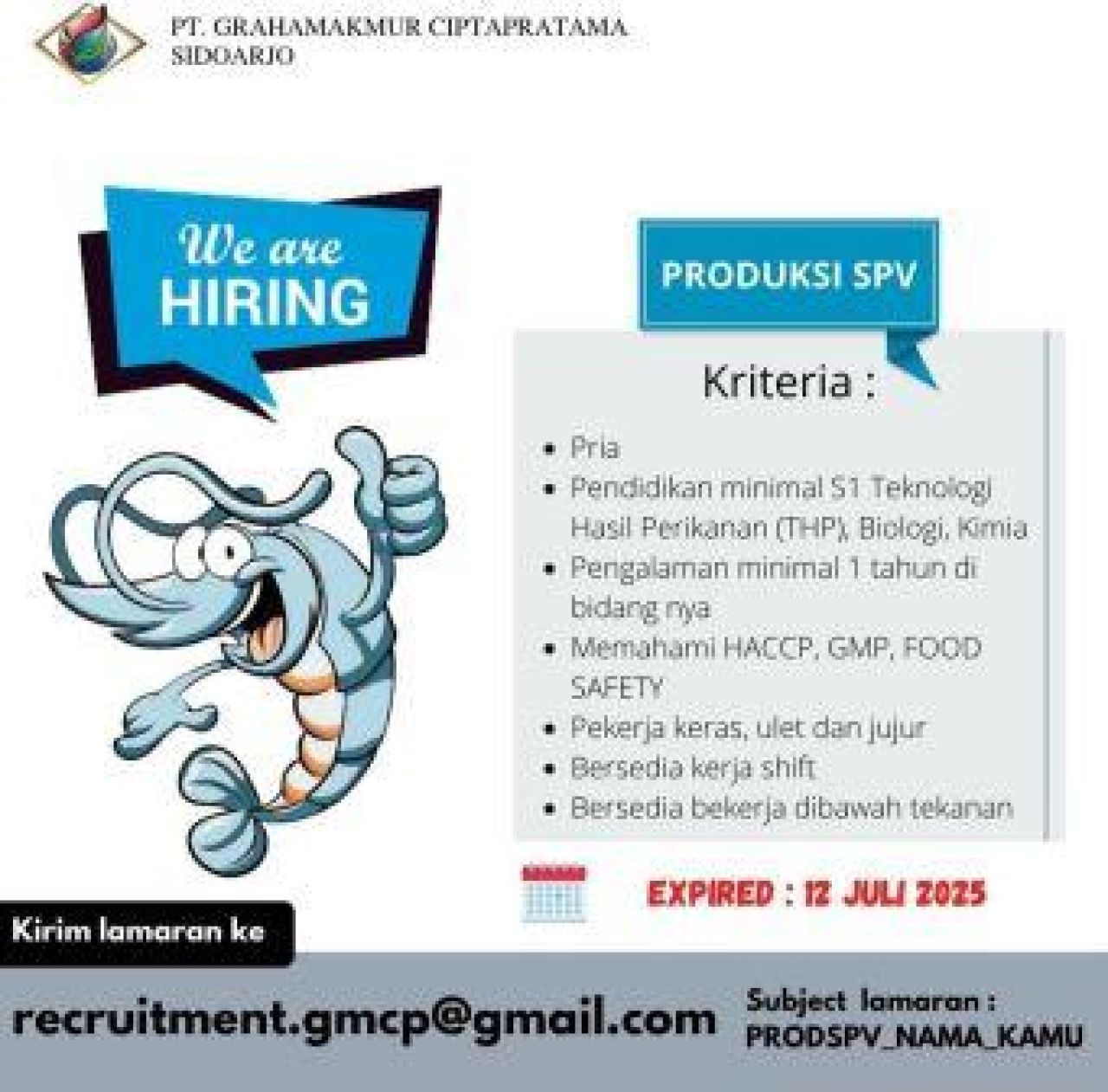 PT Grahamakmur Ciptapratama Sidoarjo