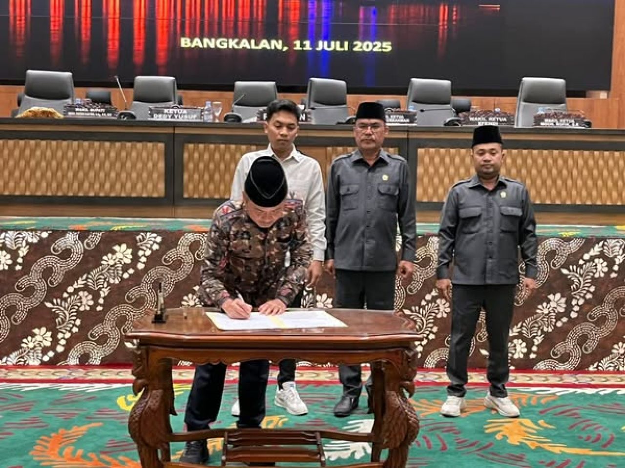 Rapat paripurna DPRD Bangkalan