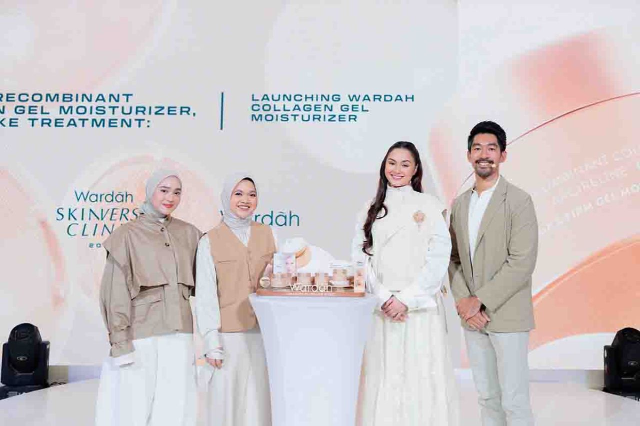 Launching of Wardah Recombinant Collagen Gel Moisturizer