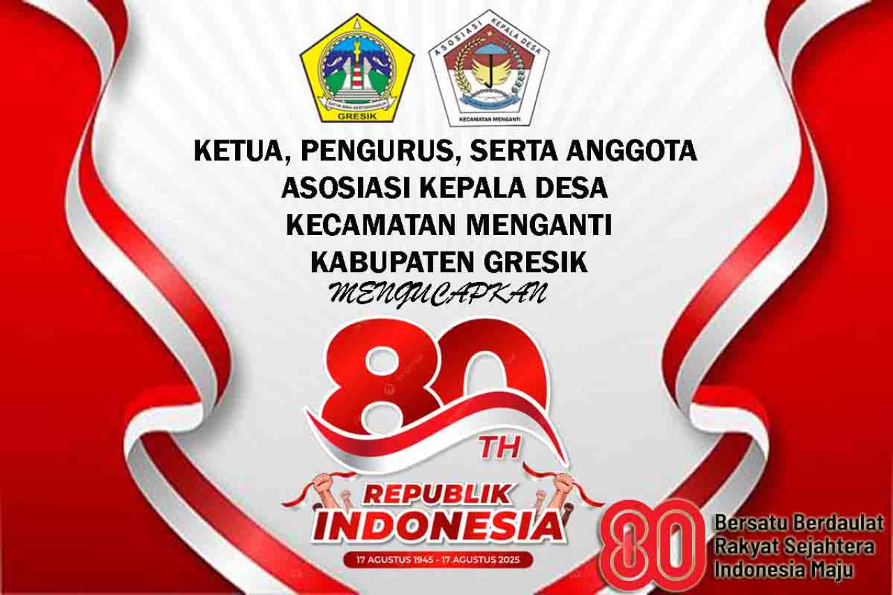 Ucapan Dirgahayu Republik Indonesia ke 80