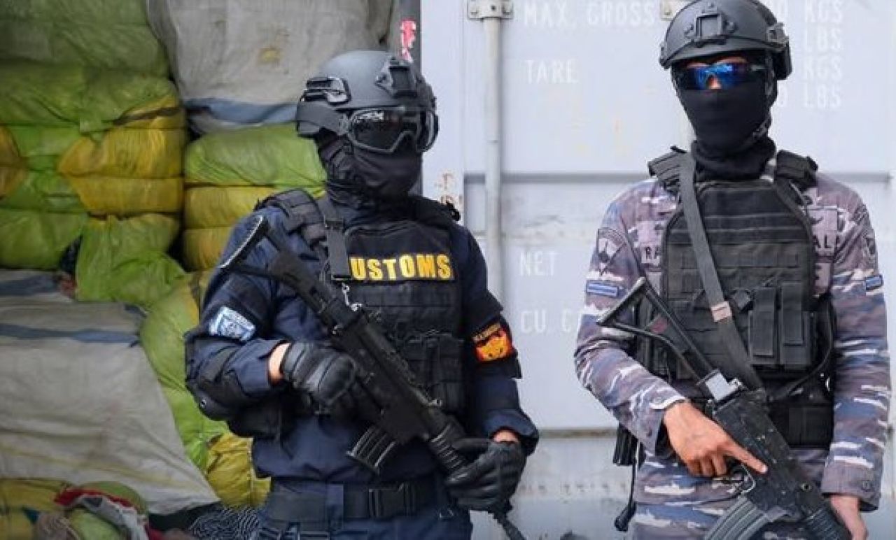 Ballpress di Pelabuhan Tanjung Priok dijaga petugas
