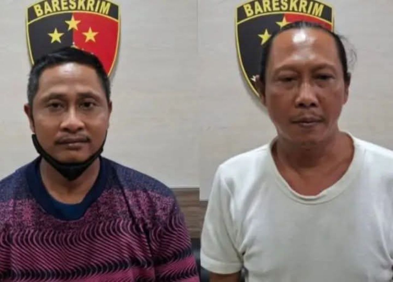 Dua pelaku penadahan di Polres Gresik