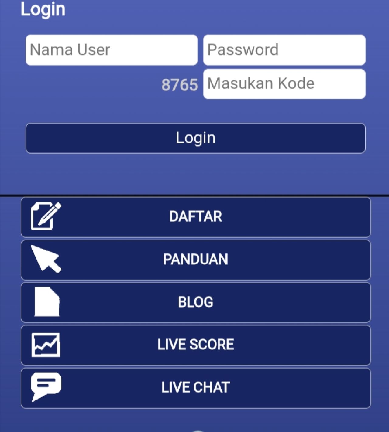 Penampakan situs judi online