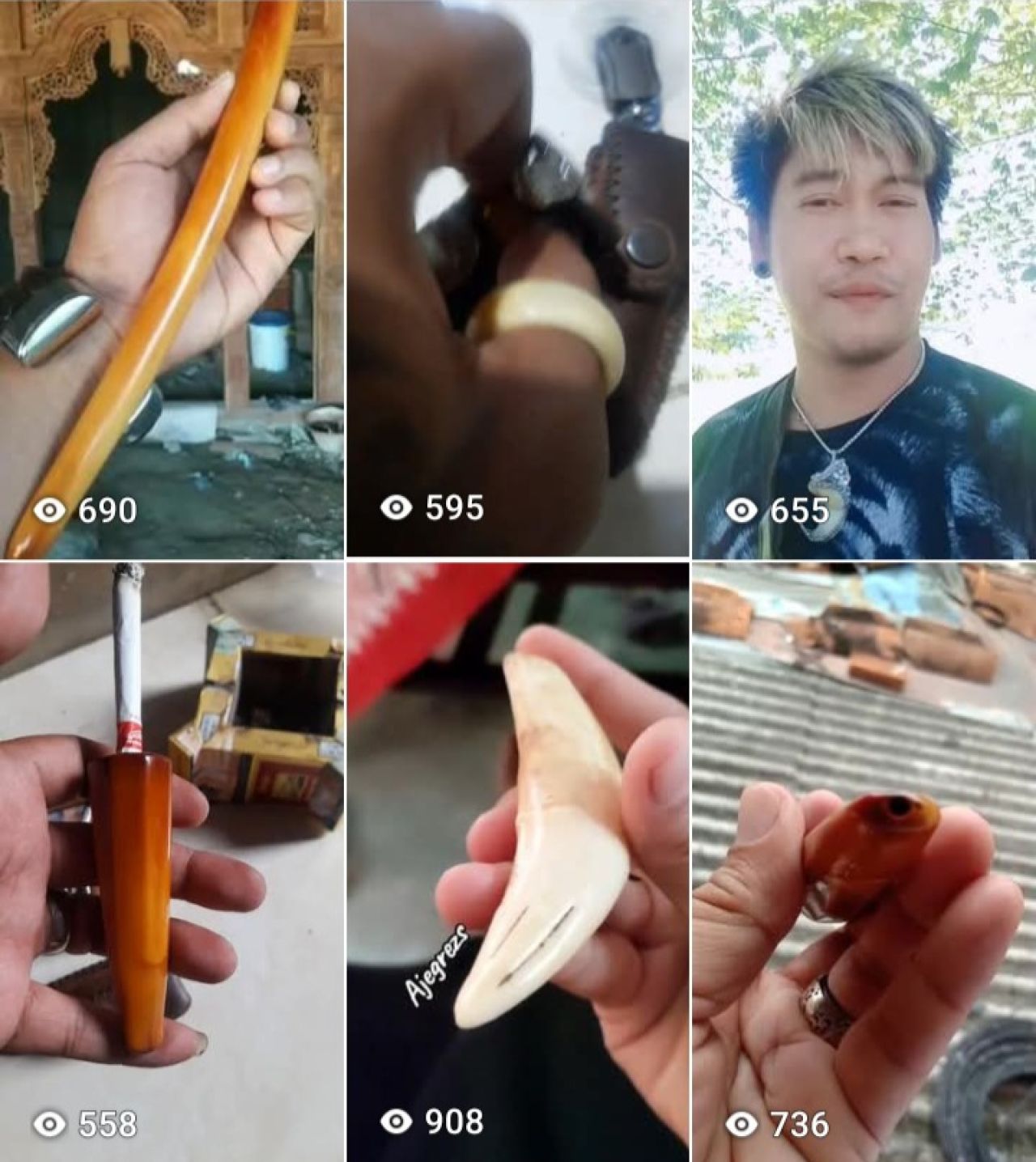 Jual beli aksesoris hewan di akun Facebook Ahmad Suryadi alias Nicko Yakuza