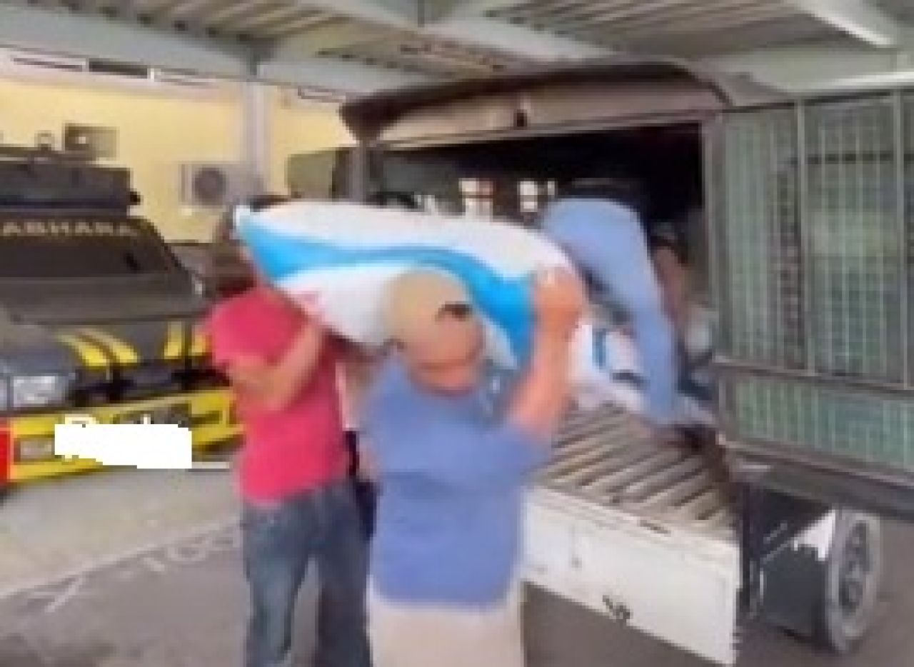 Barang bukti pupuk subsidi yang disita dari Mat Yakup