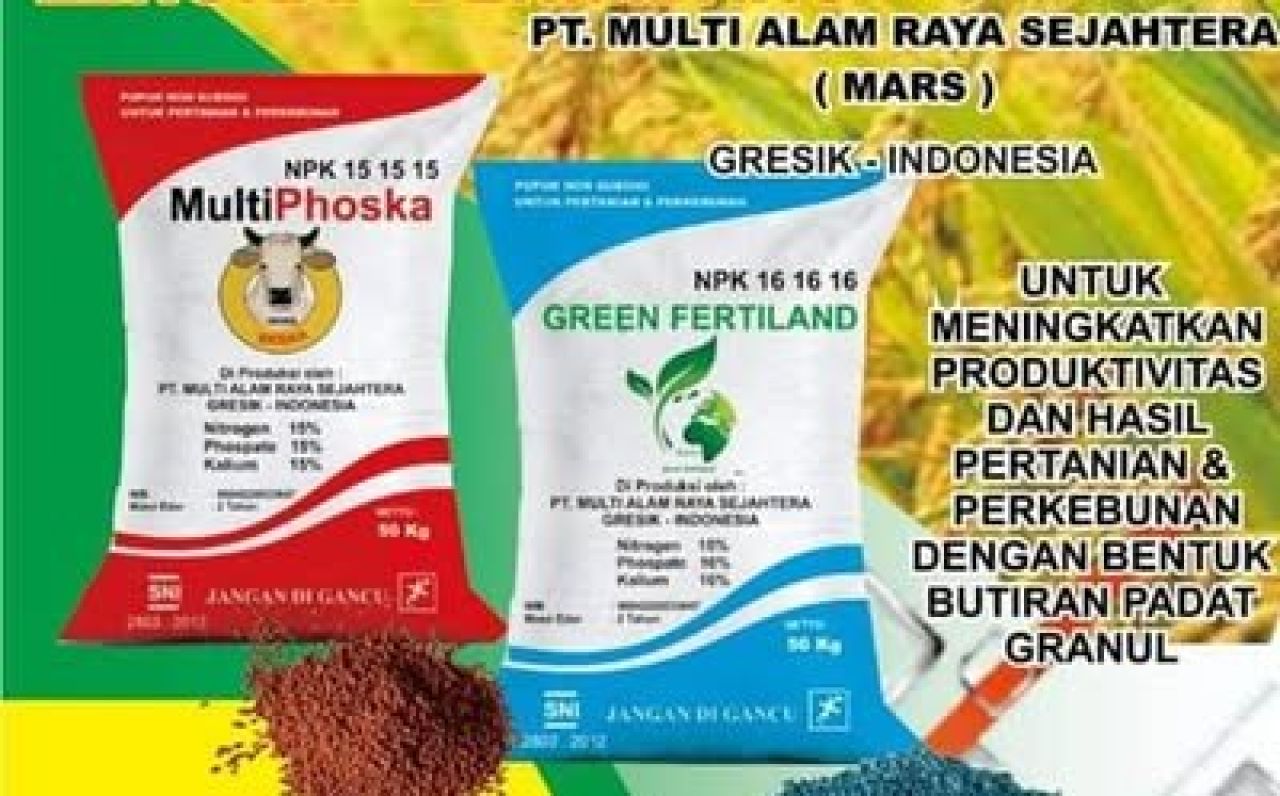 Pupuk PT Multi Alam Raya Sejahtera