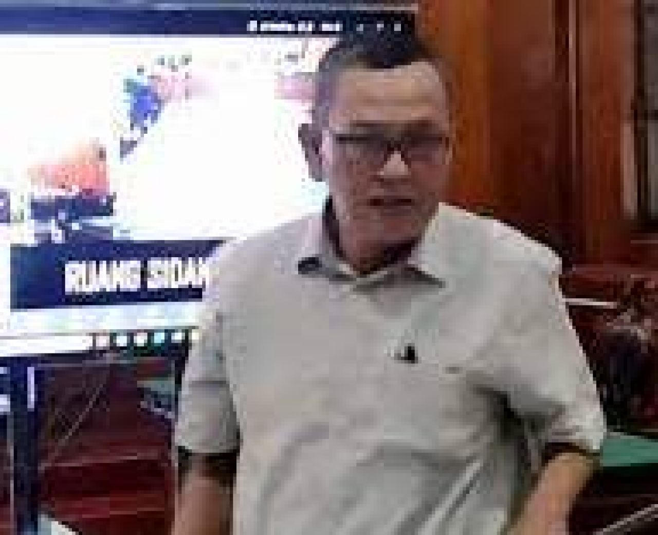 Berni saat sidang di Pengadilan Negeri Surabaya