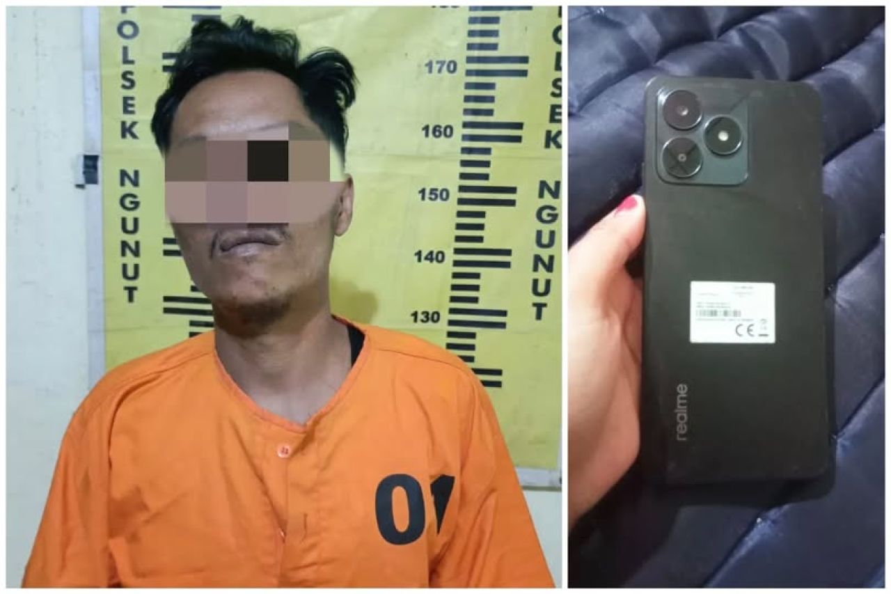 Pelaku berinisial AN