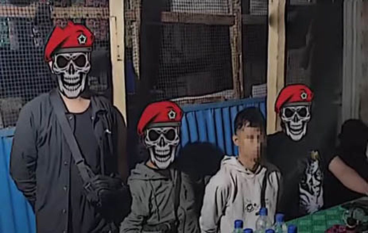 Agil Ahmad Fathoni saat ditangkap Resmob Polres Nganjuk