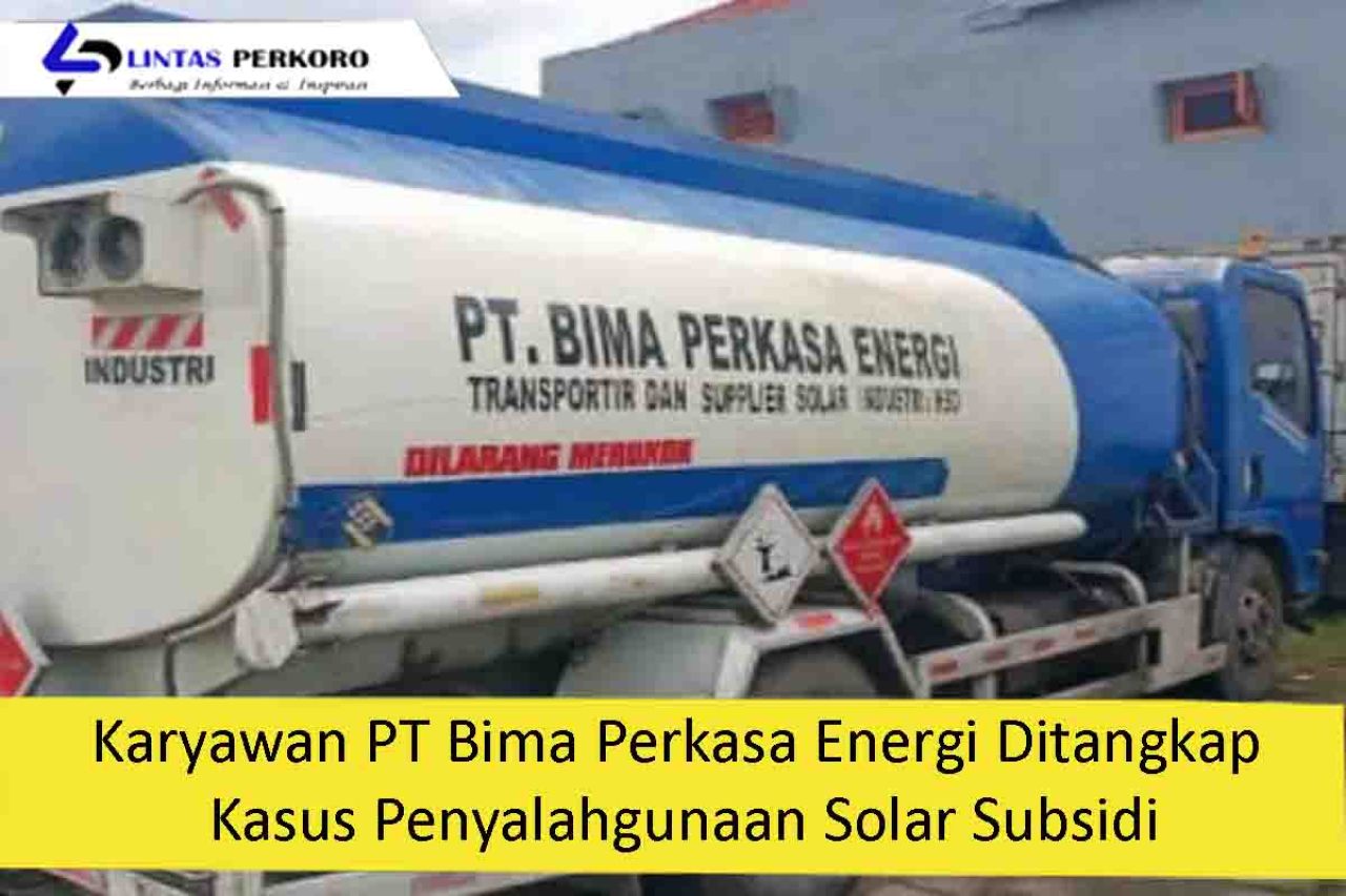 Tangki PT Bima Perkasa Energi yang jadi barang bukti di Polres Jombang