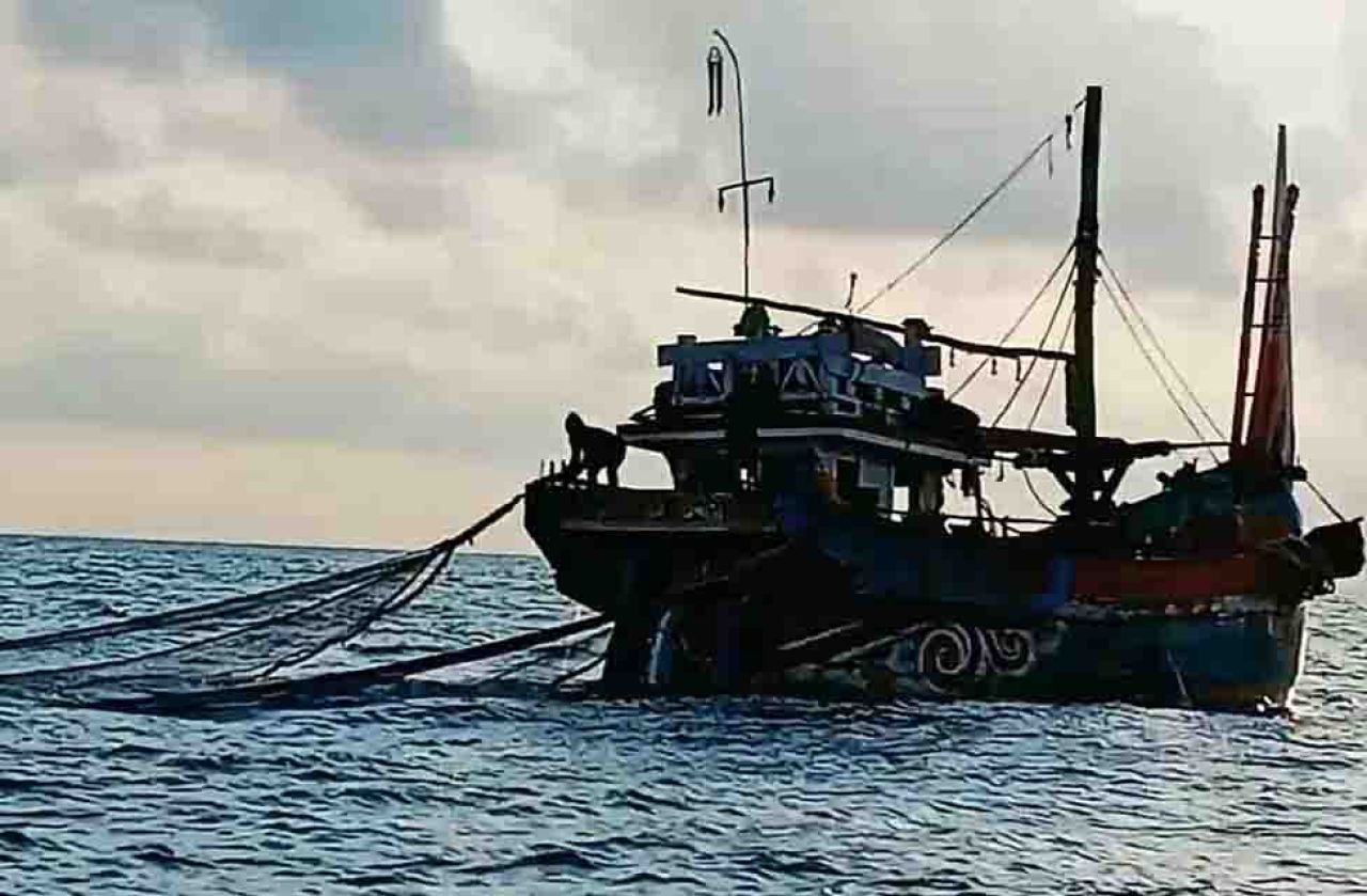 Nelayan pakai cantrang