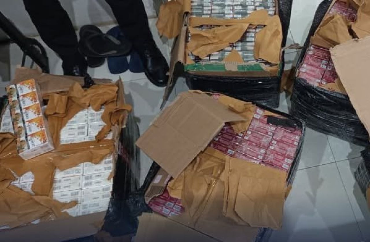 Rokok ilegal yang diamankan Bea Cukai Kendari