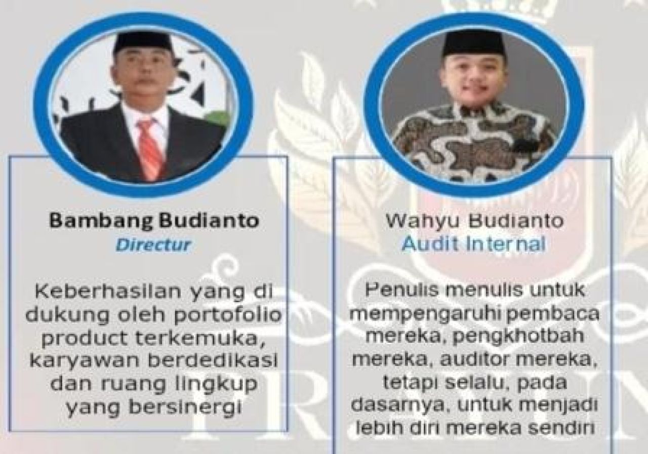 Bambang Budianto dan Wahyu Budianto