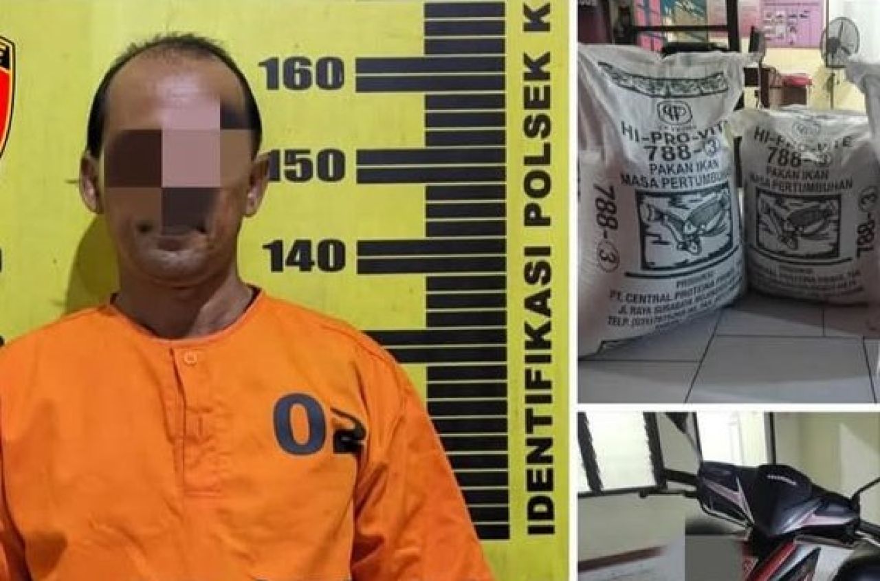 Pelaku berinisial M, pelaku pencurian