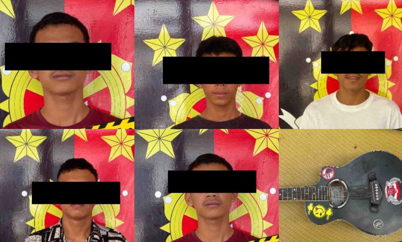 Pelaku penganiayaan di Dermaga Dusun Manarai