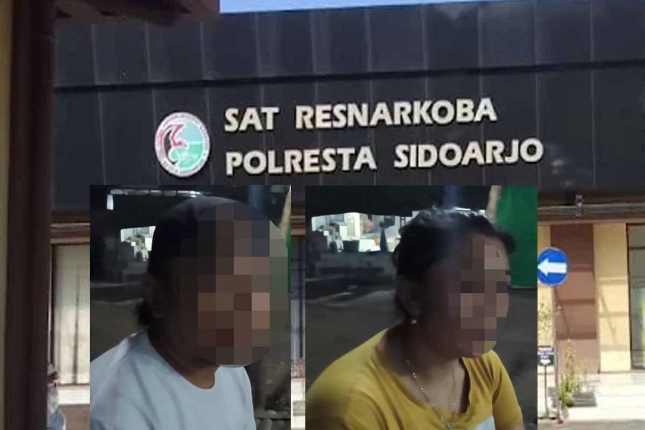Kantor Satresnarkoba Polresta Sidoarjo dan 2 orang yang mengaku alam penyiksaan