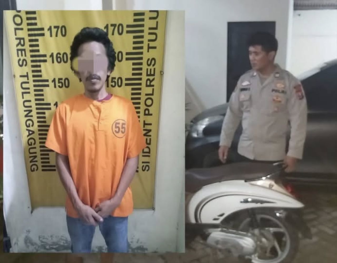 Pelaku diketahui bernama JK