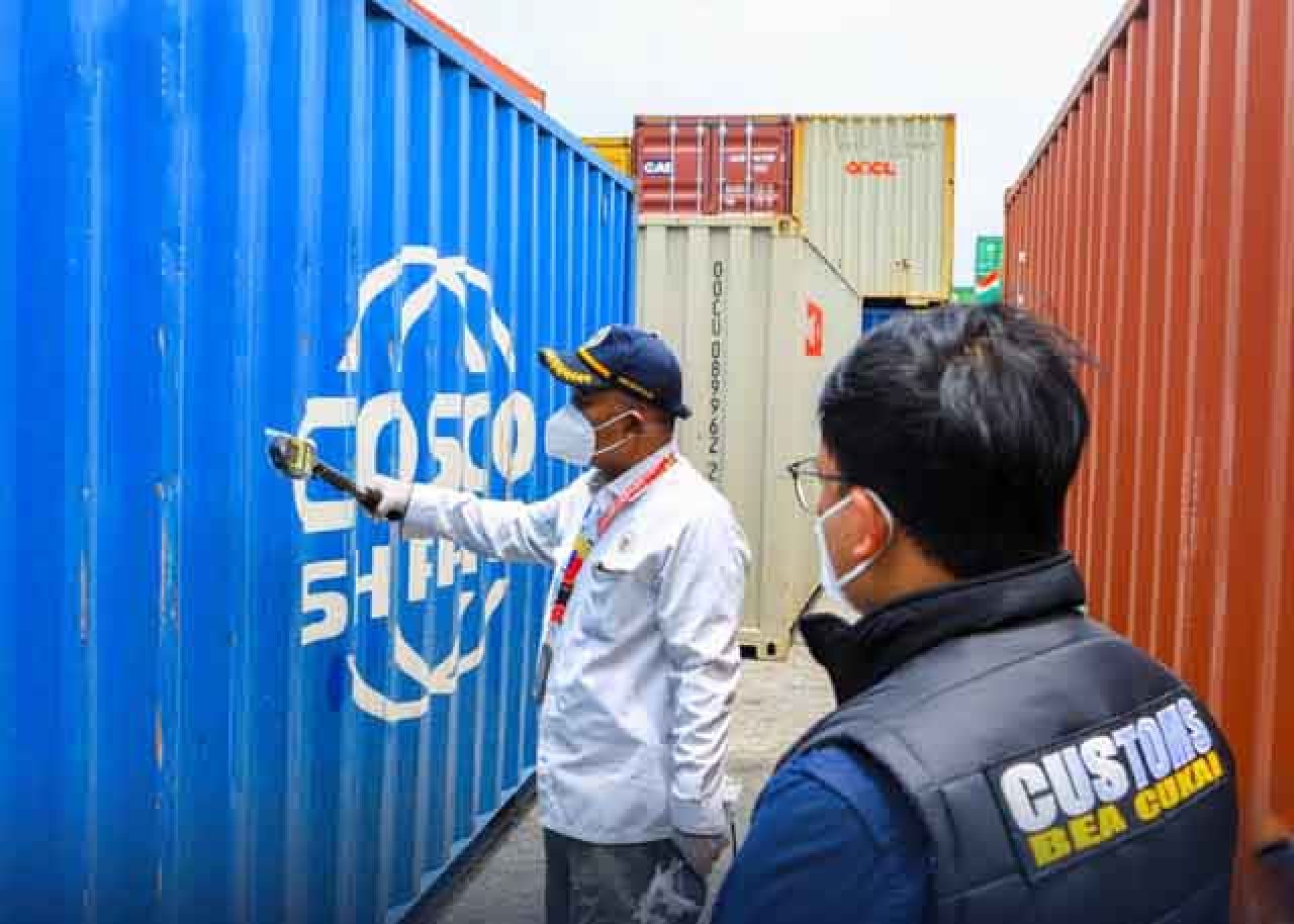 Kontainer yang terdeteksi Radionuklida Cesium