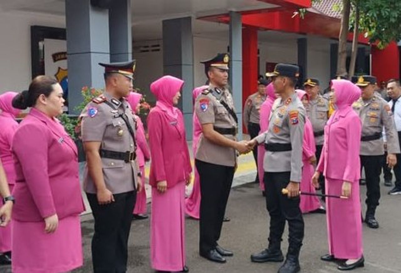 Sertijab Kasat Lantas Polres Ponorogo dan Kapolsek Jetis