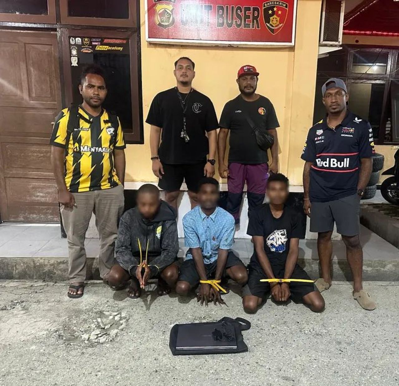 Pencuri yang diamankan Satreskrim Polres Jayapura