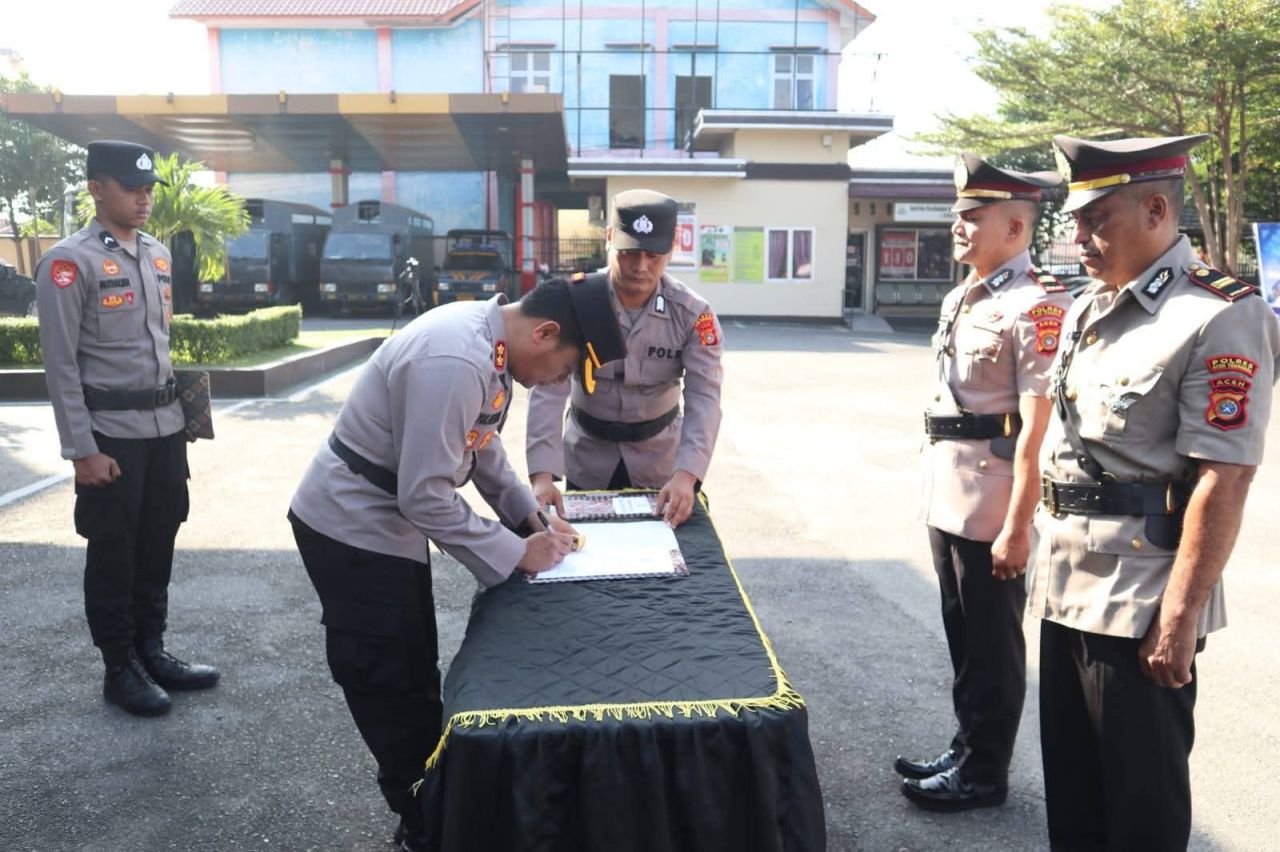 Sertijab di Polres Aceh Tenggara