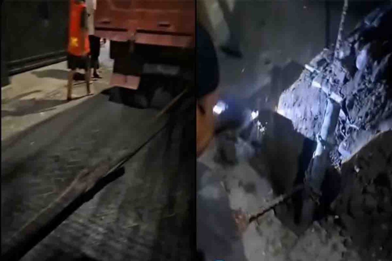 Pencurian kabel Telkom di Kelurahan Pacar Kembang