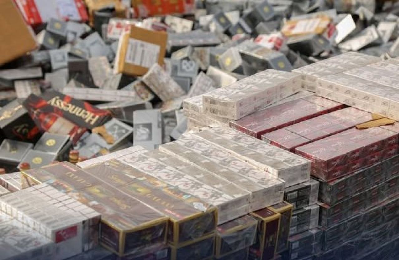 Pemusnahan rokok di Pasuruan