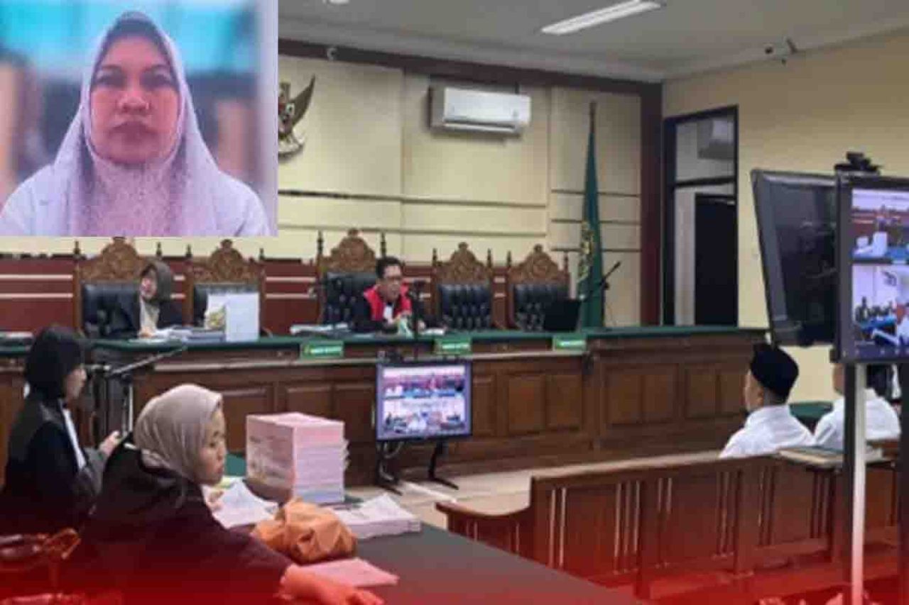 Sidang kasus kredit fiktif BRI Unit Tegalombo. Inzet : Sulastri