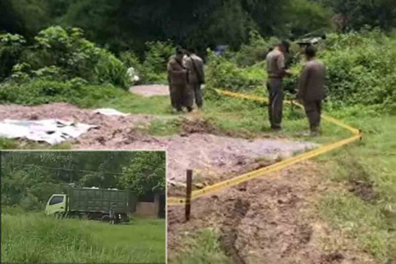 Lokasi pembuangan limbah B3 di Desa Jambuwok