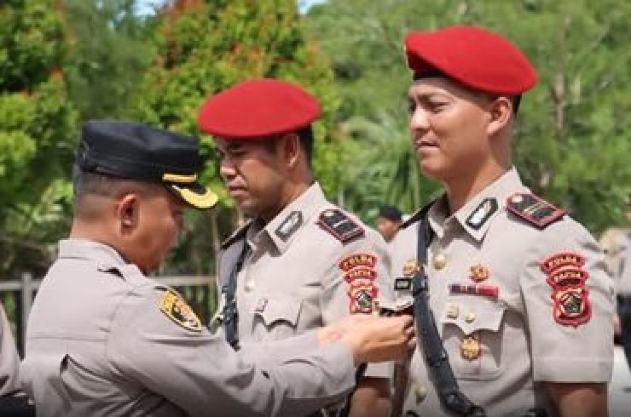 Sertijab Kasat Reskrim Polres Sarmi dan Kapolsek Pantai Timur