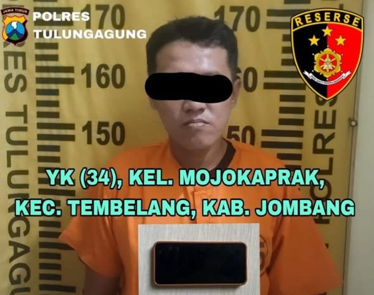 Pelaku berinisial YK