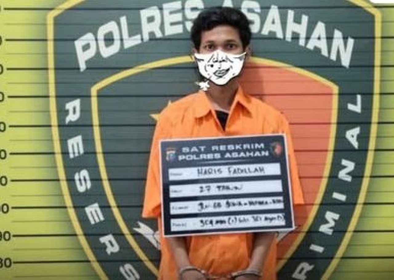 Pelaku berinisial H.F.