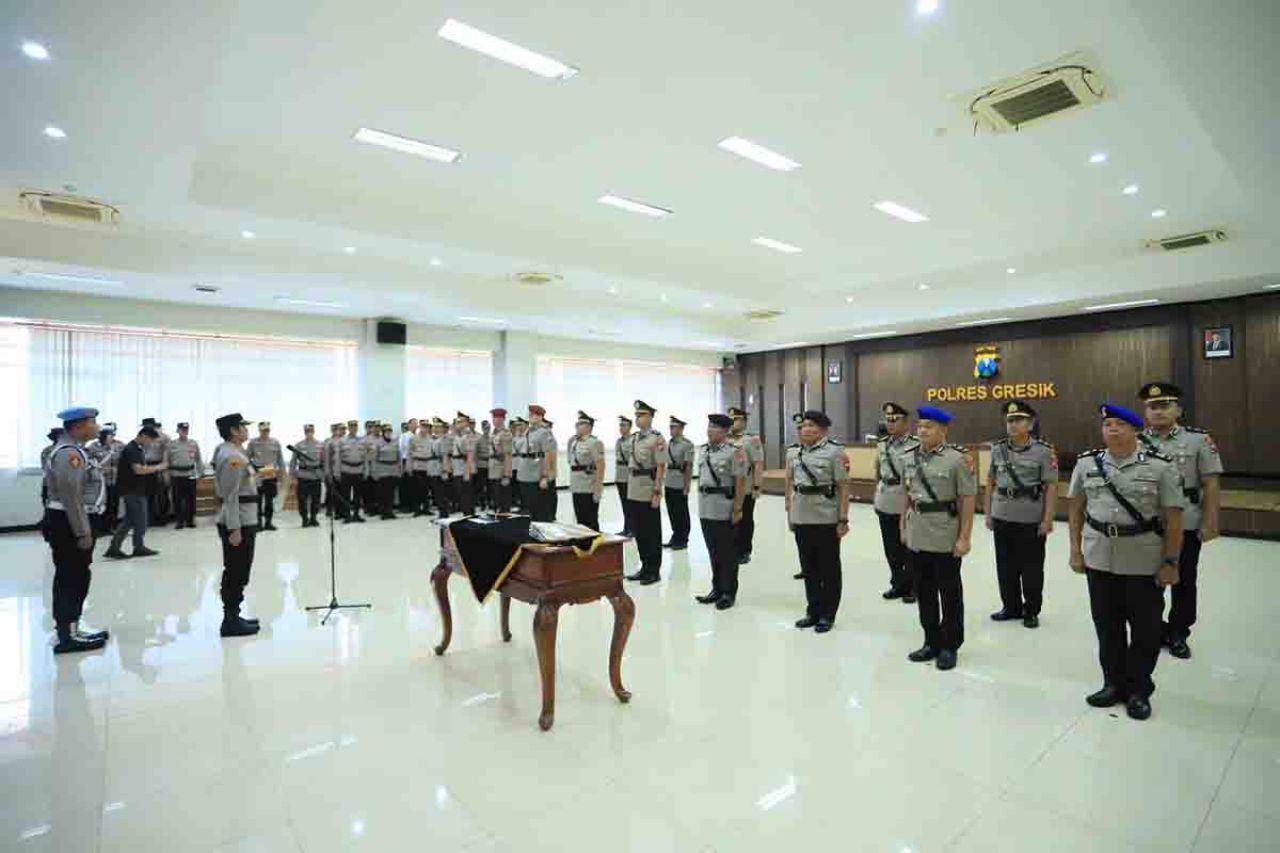 Sertijab di Polres Gresik