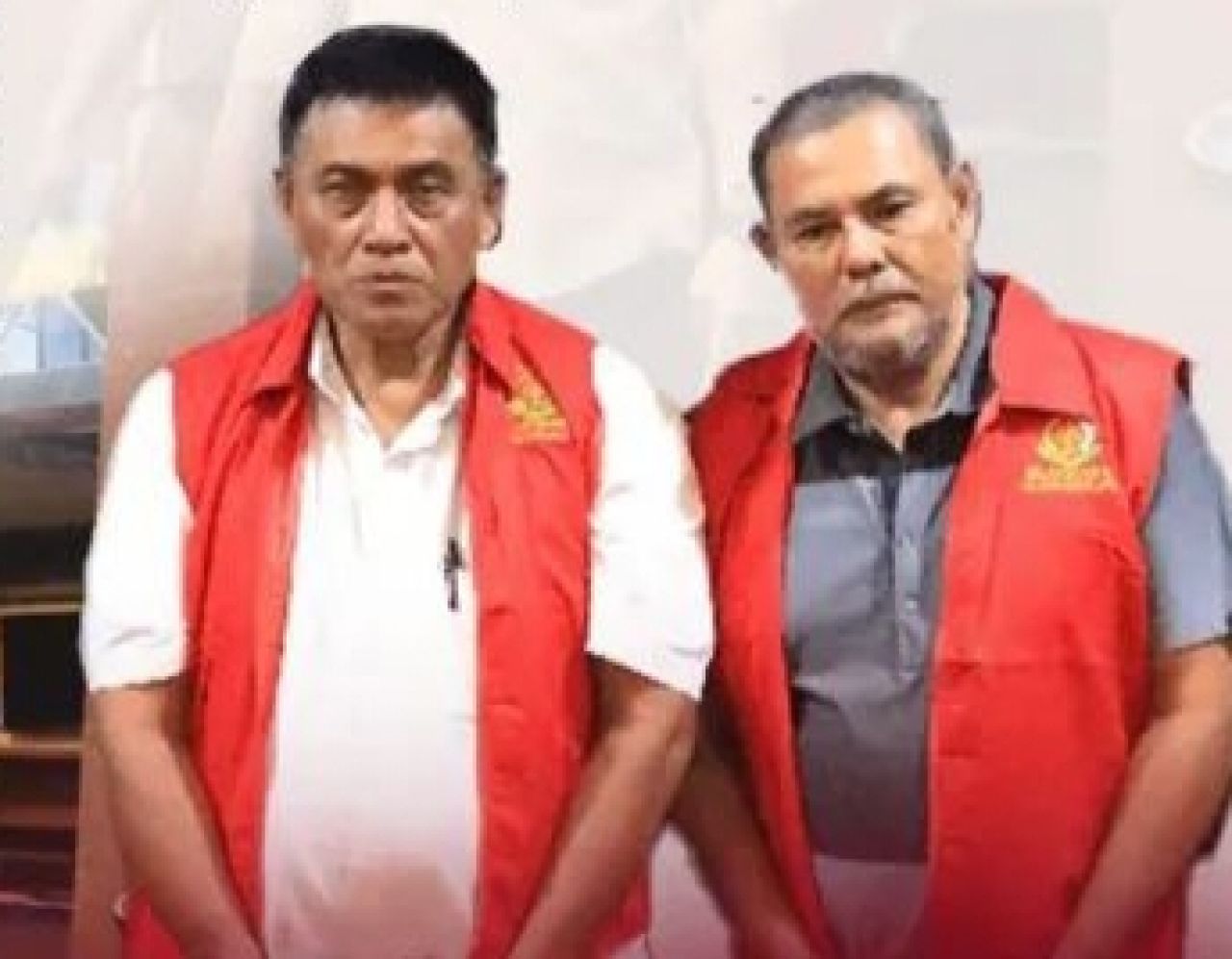 Kedua tersangka Heri Budianto dan Supriyatno