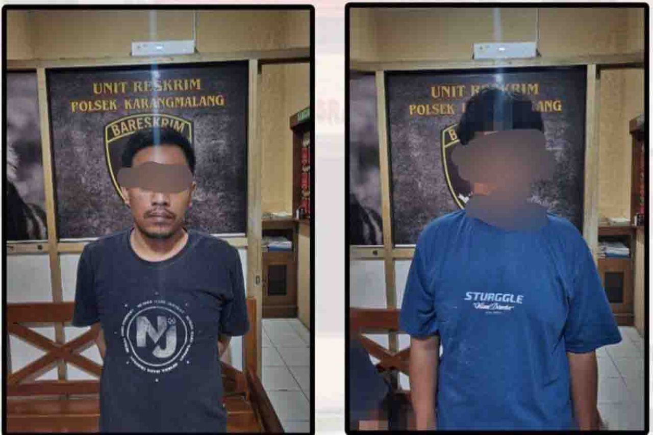 Dua pelaku pencurian burung murai