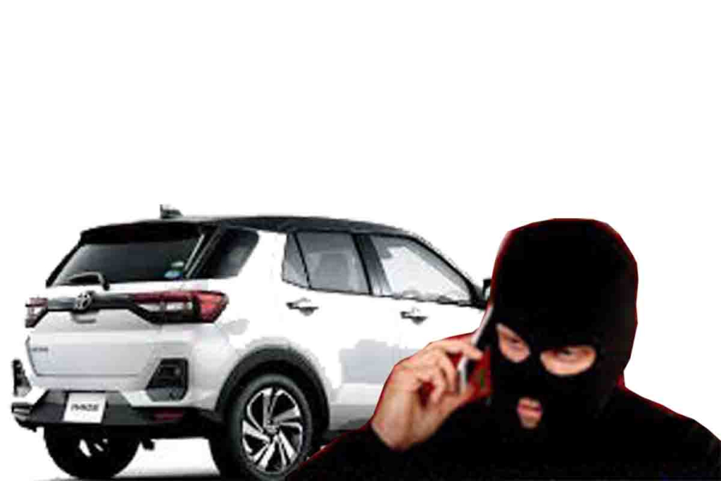 Penggelapan mobil Driver taksi online