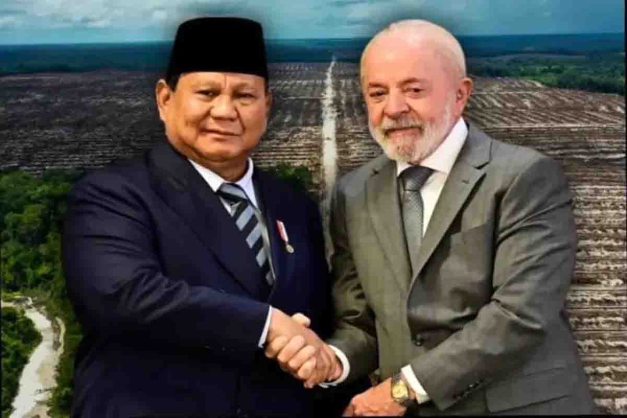Presiden Prabowo Subianto dan Presiden Brazil