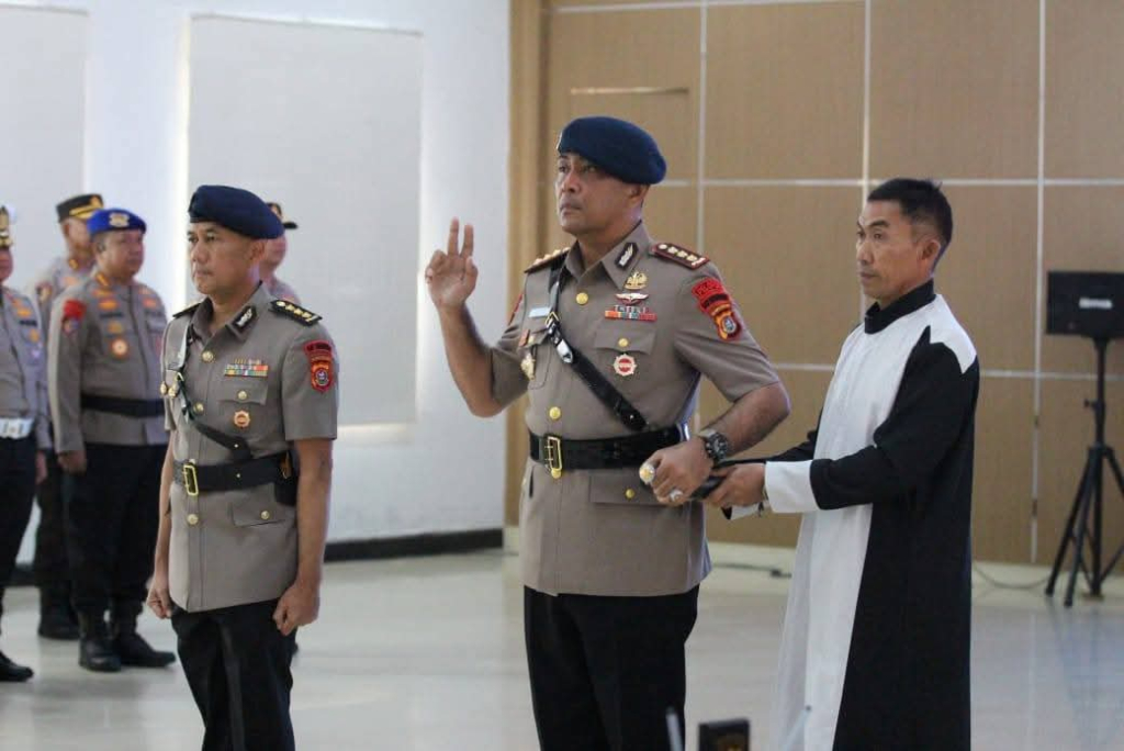 Sertijab Dansat Brimob Polda Sulawesi Tenggara