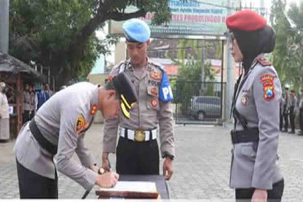 Pelantikan AKP Rini Ifo Nila jadi Kasatres PPA dan PPO Polres Probolinggo Kota
