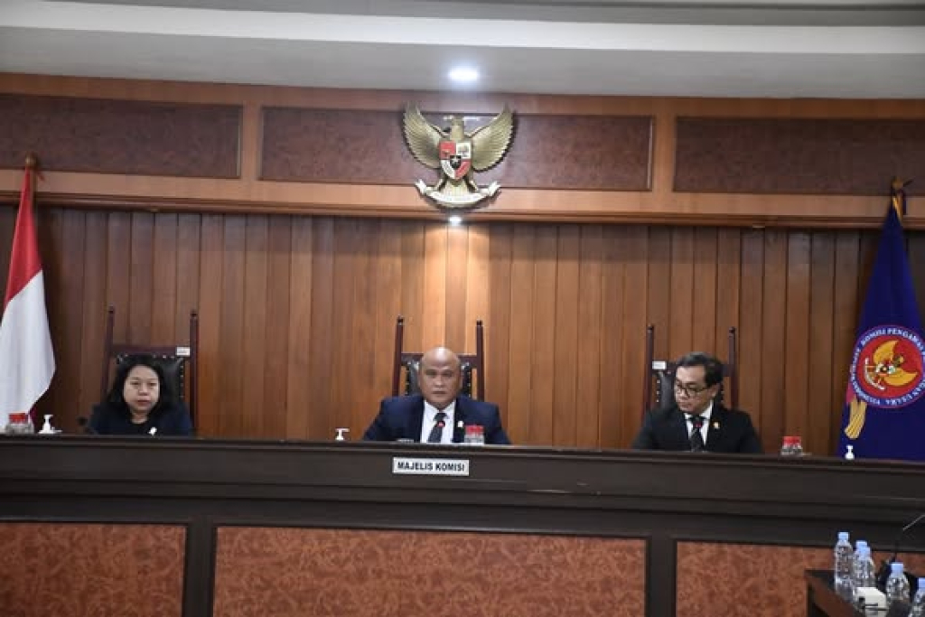 Sidang putusan di KPPU dalam kasus persekongkolan tender RSUD Kabupaten Bogor