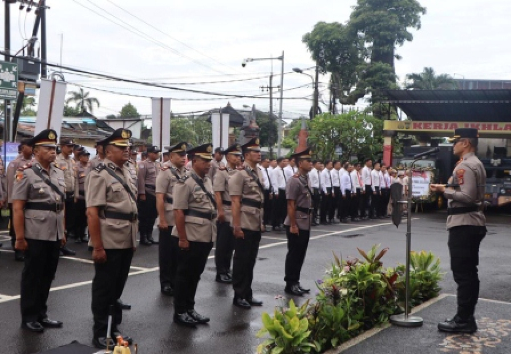 Sertijab pejabat utama di Polres Badung