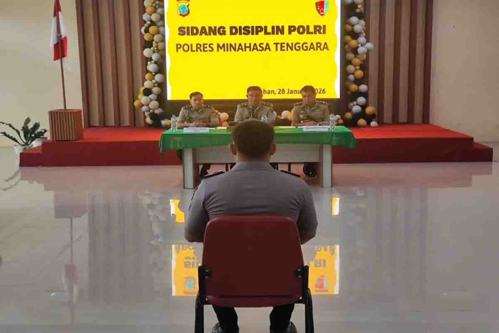 Sidang etik Polri di Polres Minahasa Tenggara