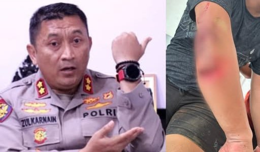 Kapolres Morowali dan korban