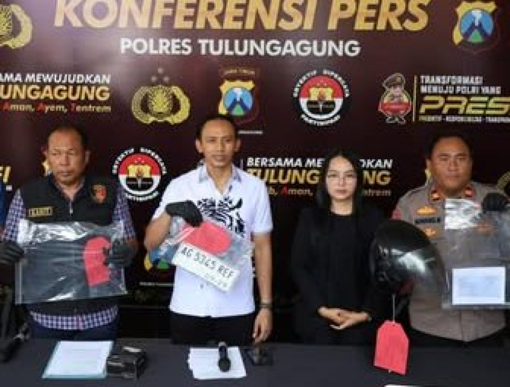 Konpers pengungkapan jambret di Polres Tulungagung